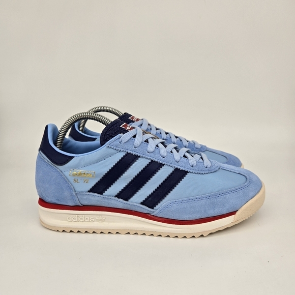 New adidas SL 72 RS 'Light Blue Better Scarlet' Men's Shoes Size 8.5 - Picture 3 of 8
